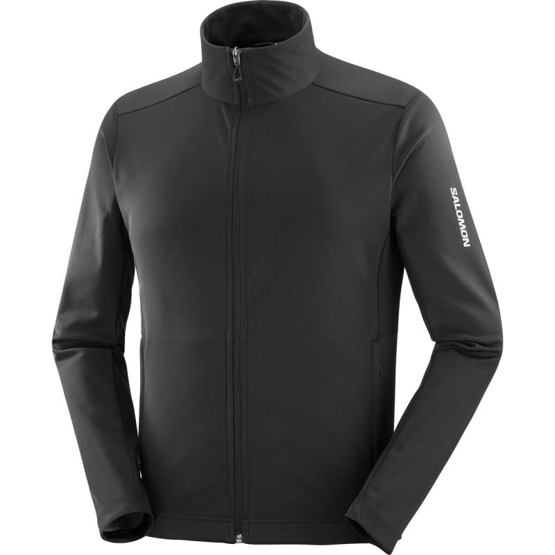 Pánska bežecká bunda GORE-TEX® SSHELL JKT M DEEP BLACK