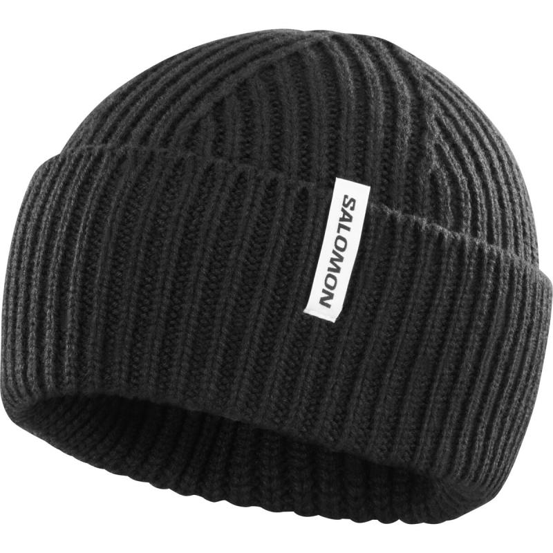 Zimná čiapka SALOMON SNOWBIRD BEANIE U DEEP BLACK