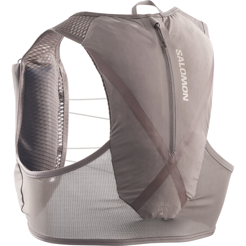 Bežecký batoh Salomon GRAVEL SKIN 4 SET IRON / SILVER CLOUD