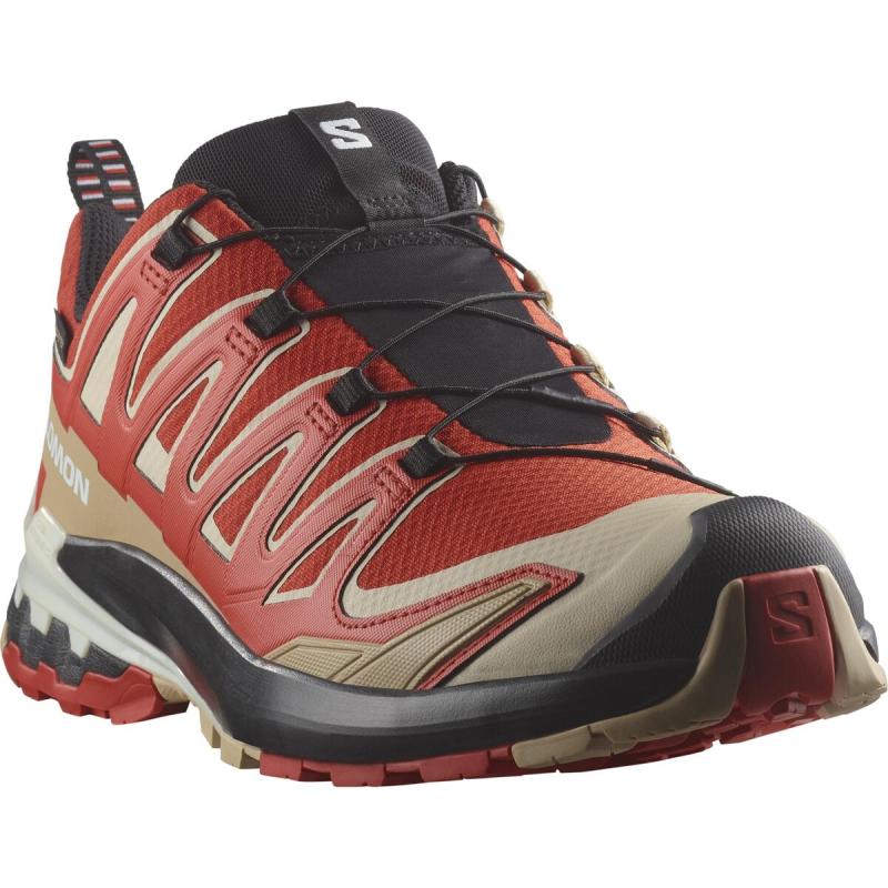 Pánska trailová obuv Salomon XA PRO 3D V9 GTX Aurora Red / Safari / White