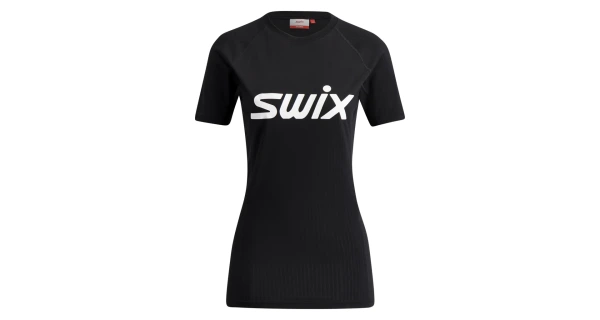Dámske funkčné tričko Swix RaceX Classic Short Sleeve W - Black / White