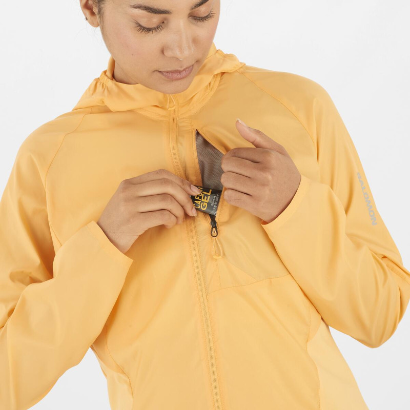 Dámska bežecká bunda Salomon BONATTI CROSS WIND JKT W WARM APRI 4