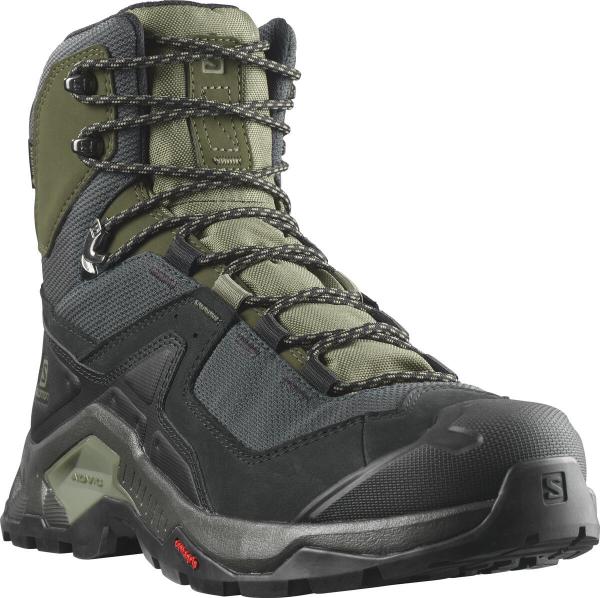 Pánska turistická obuv Salomon QUEST ELEMENT GTX Black / Deep Lichen Green / Olive Night 2