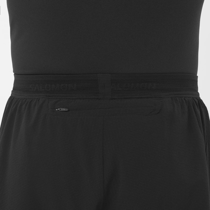 Pánske bežecké trenky Salomon SENSE AERO SHORTS 7 M DEEP BLACK 5