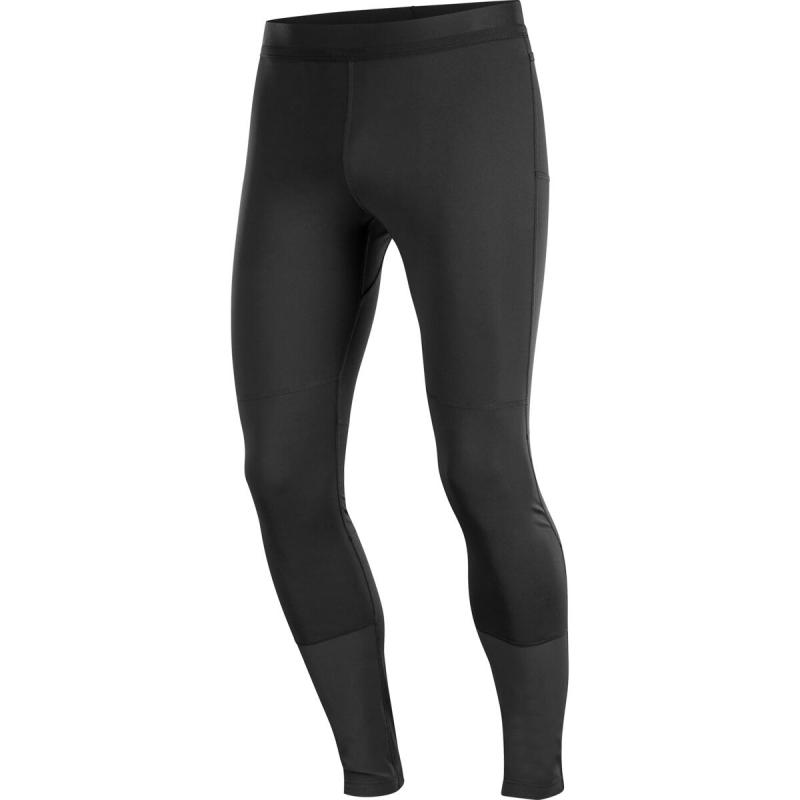 Bežecké nohavice Salomon CROSS RUN TIGHTS M Deep Black