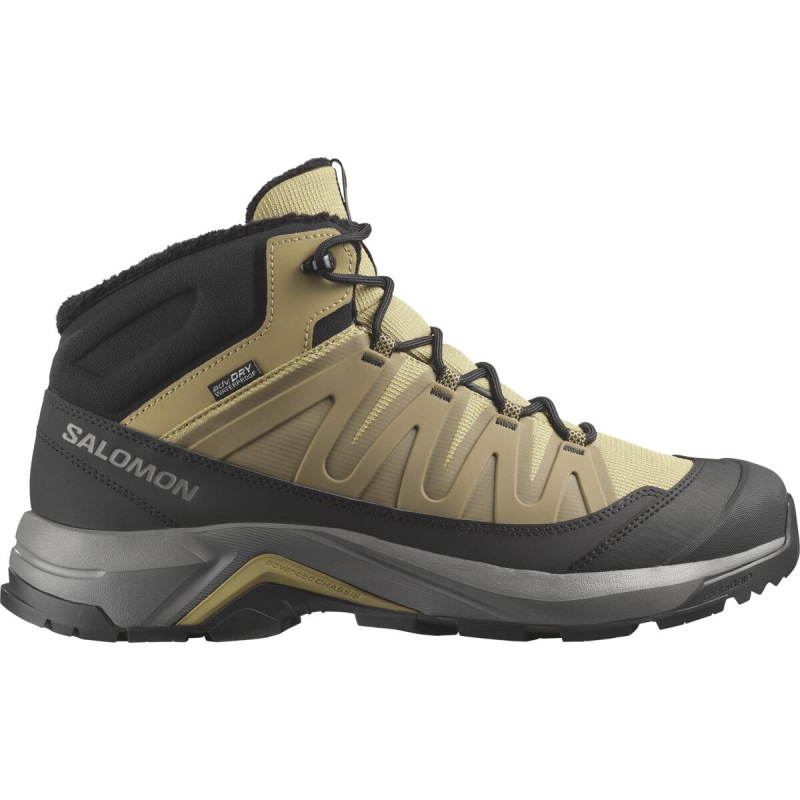 Pánska zimná obuv Salomon X-ADVENTURE COLDRUSH WP Kelp / Black