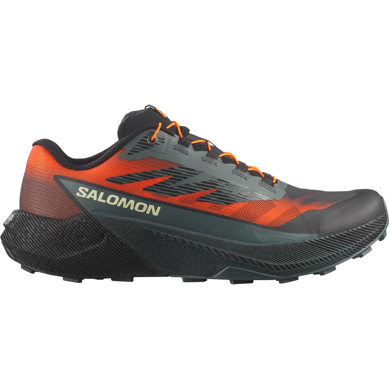 Pánska trailová bežecká obuv Salomon obuv PULSAR QUIVER Urban Chic / Shocking Orange