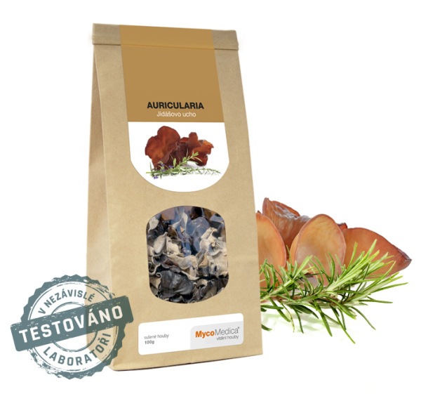 Sušená hubaAuricularia - najvyššia kvalita I MycoMedica®