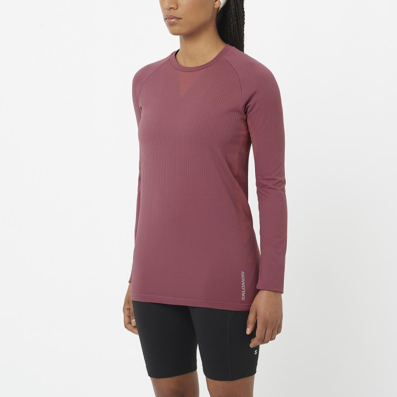 Dámske tričko Salomon SENSE AERO SEAMLESS TEE W NOCTURN 1