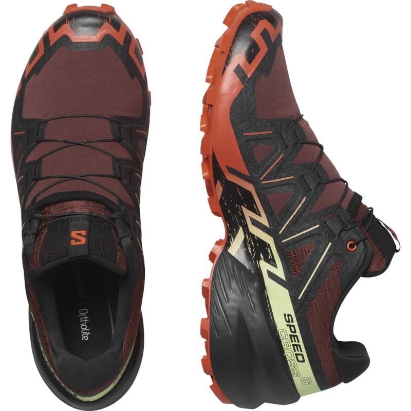 Pánska trailová obuv Salomon SPEEDCROSS 6 Black/White/Transc