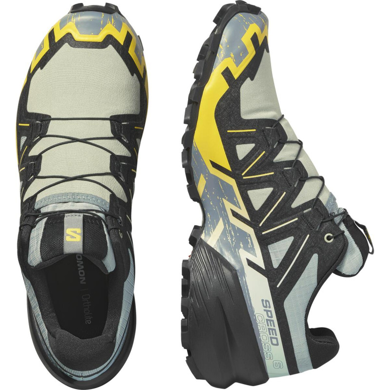Pánska trailová obuv Salomon SPEEDCROSS 6 Wrought Iron/Black/Inc 4
