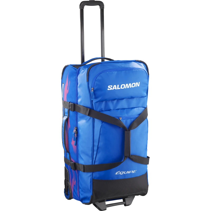 Cestovná taška salomon RACE TRIP CONTAINER 100L RACE BLUE / Fiery Red