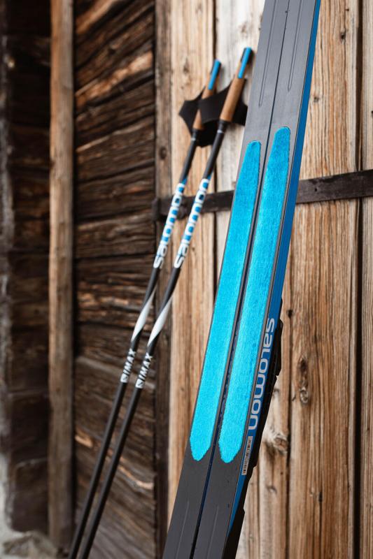 Bežecké lyže Salomon S/MAX eSKIN Hard+ SHINB BDG