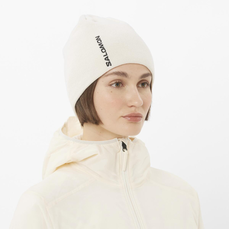 Zimná čiapka SALOMON GRAPHIC BEANIE WHISPER WHITE 2