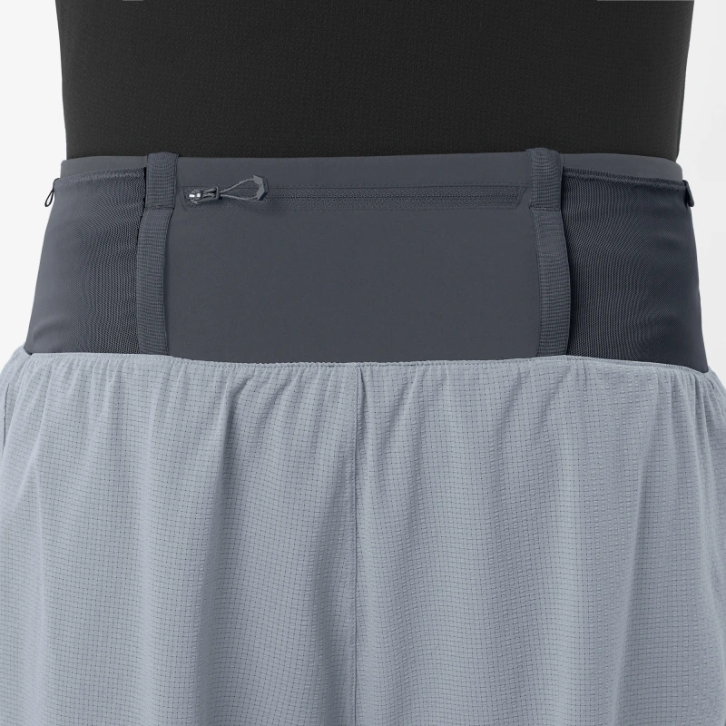 Bežecké nohavice Salomon SENSE AERO 2IN1 TRAIL 5M DEEP BLACK 2