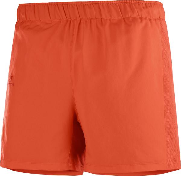 Pánske bežecké nohavice Salomon AGILE 5'' SHORT M Cherry Tomato