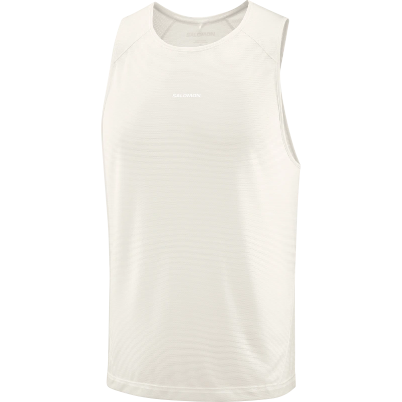 Bežecké tielko salomon SHKout CORE TANK M WHISPER WHITE