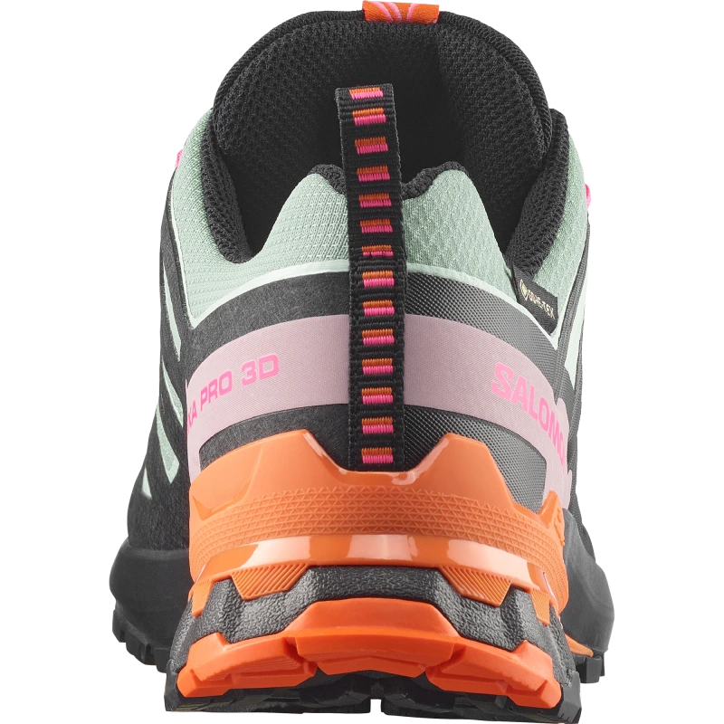 Dámska trailová obuv Salomon XA PRO 3D V9 STORM GTX W Black / Green Milieu 2