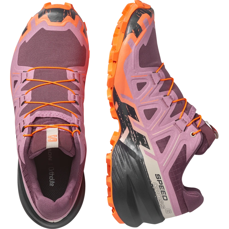 Dámska trailová obuv Salomon SPEEDCROSS 6 W Huckleberry / Dusky Orchid 6