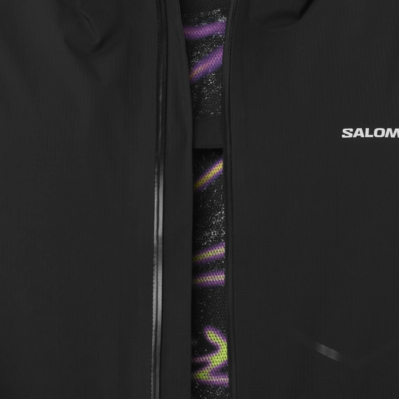 Bežecká bunda Salomon BONATTI WATERPROOF JKT M Deep Black 4