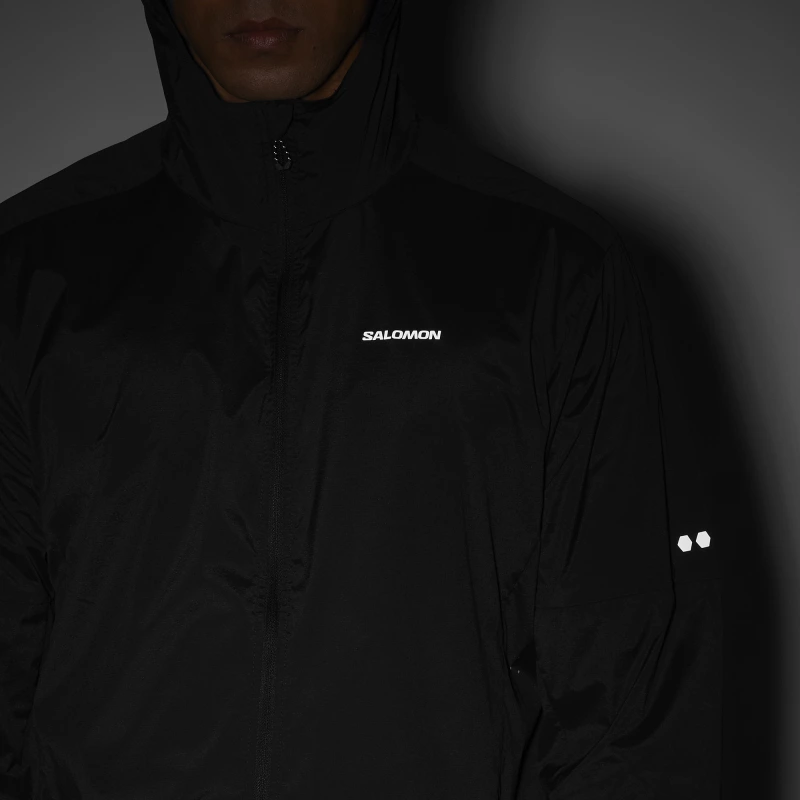 Bežecká bunda Salomon SENSE AERO WIND JKT M BLACK 2