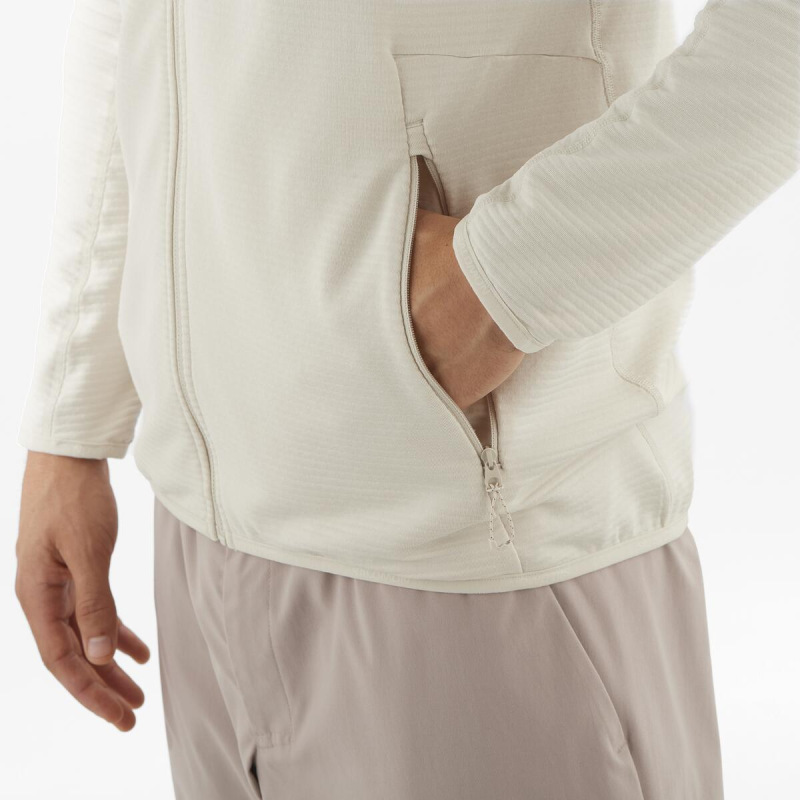 Pánska stredná vrstva Salomon SNTIAL LIGHTWARM FZ RAINY DAY 4