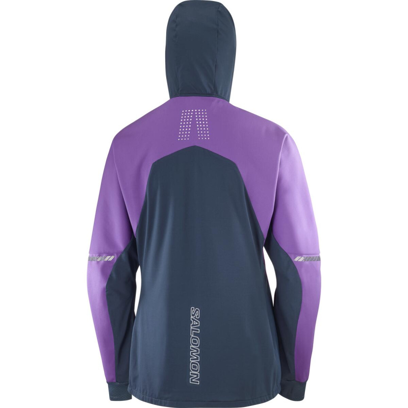 Dámska bunda Salomon MTN SOFT SHELL JACKET W Royal Purple/CAR 2