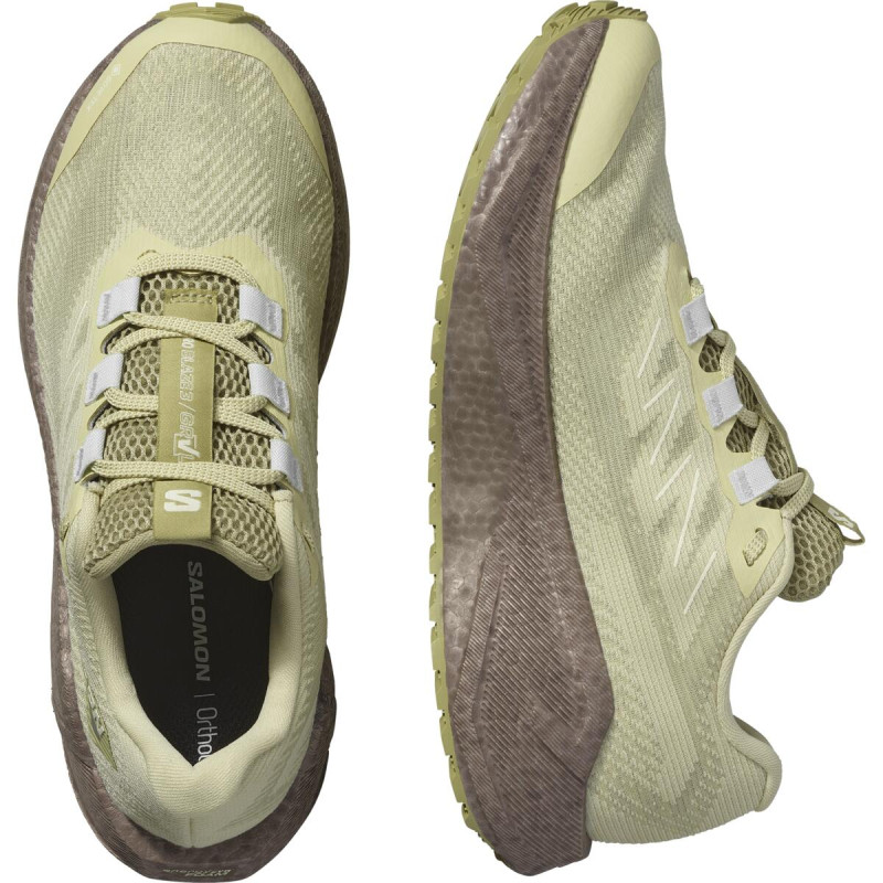 Dámska cestná bežecká obuv Salomon AERO BLAZE 3 GRVL GTX W Greenh/Iron 5