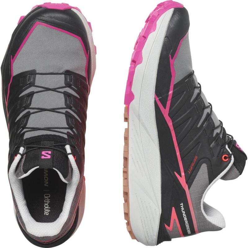 Dámska trailová obuv Salomon THUNDERCROSS Plum Kitten / Black / Pink Glow