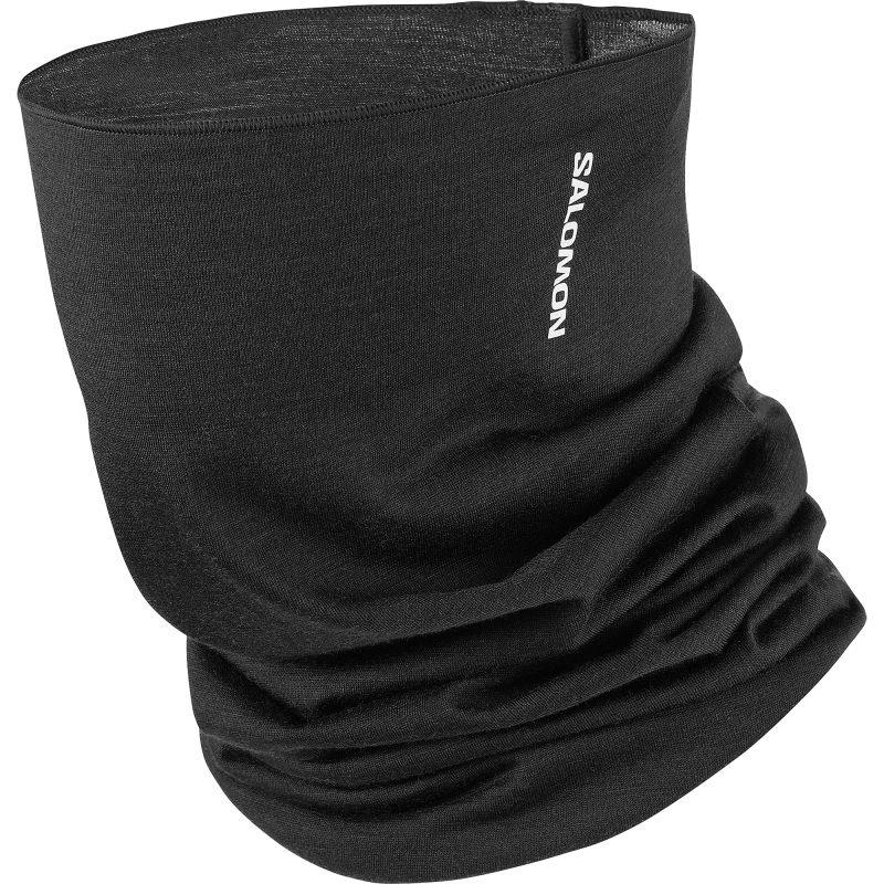 Nákrčník Salomon MERINO NECK GAITER U DEEP BLACK