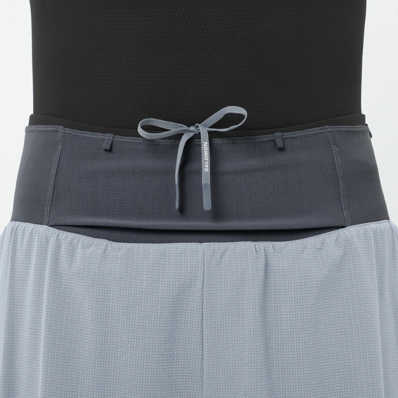 Bežecké nohavice Salomon SENSE AERO 2IN1 TRAIL 5M DEEP BLACK 1