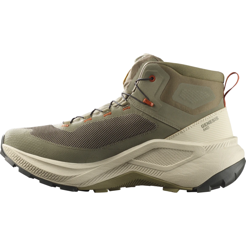 Pánska outdoorová obuv Salomon GENESIS MID GTX Olive Night / Peat 4