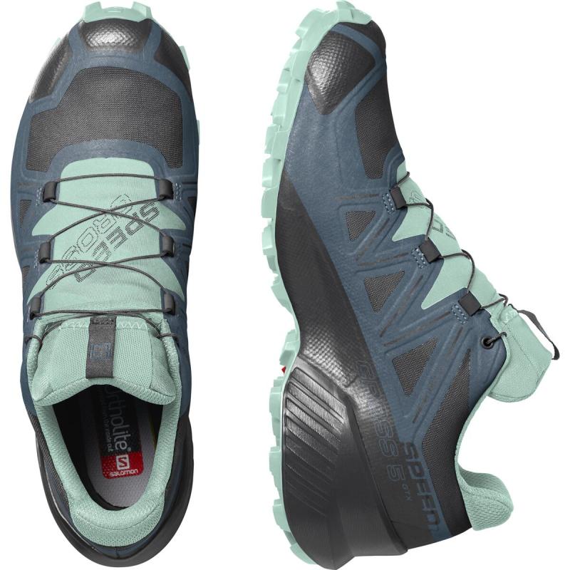Dámska trailová obuv Salomon SPEEDCROSS 5 GTX W Delphinium Blue / Mallard / Lavender