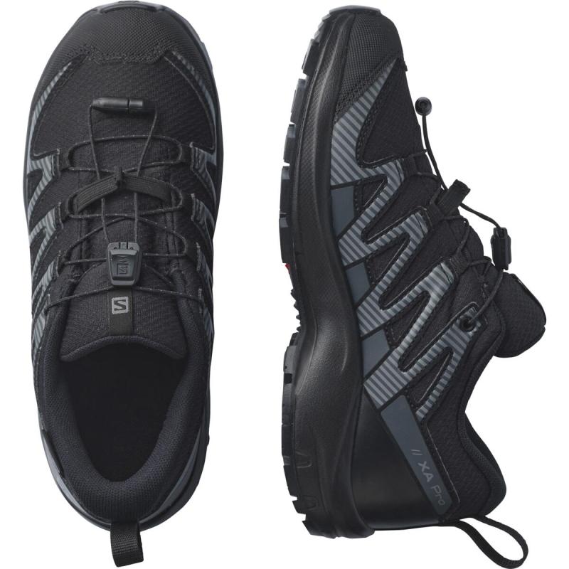 Detská obuv XA PRO V8 CSWP J Black / Black / Ebony