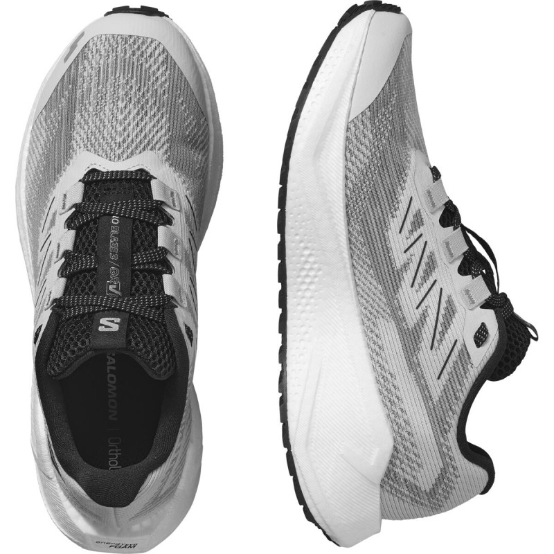 Dámska cestná bežecká obuv Salomon AERO BLAZE 3 GRVL W LunRoc/Wht/Blac 5