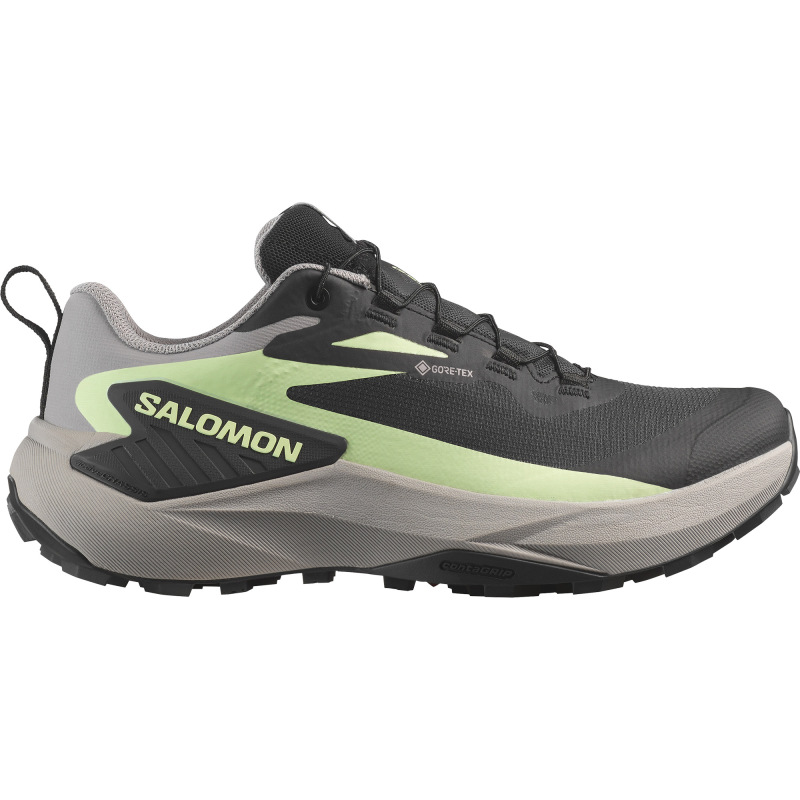 Nepremokavá dámska bežecká obuv SalomonGENESIS GTX W Black/Gull/Pating