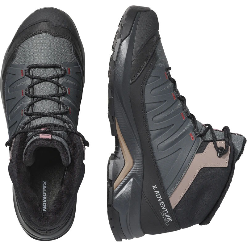 Dámska zimná obuv Salomon X-ADVENTURE COLDRUSH WP W Castlerock / Black 5