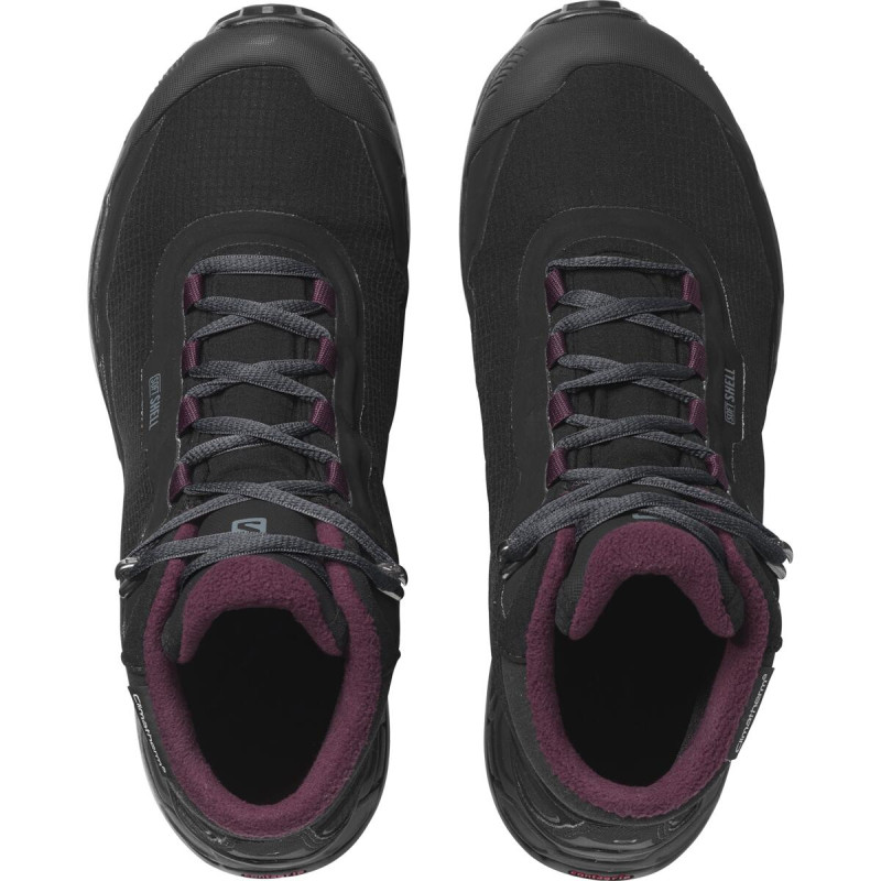 Dámska zimná obuv Salomon SHELTER CS WP W Black / Ebony / Wine Tasting 2
