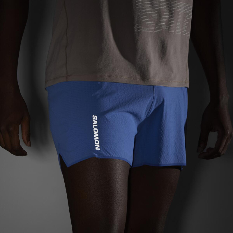 Pánske bežecké trenky Salomon SENSE AERO 3'' SHORTS M ULTRAMARINE 5