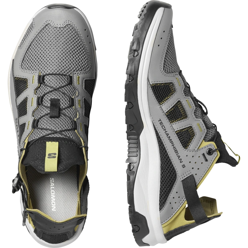Pánska outdoorová obuv Salomon TECHAMPHIBIAN 5 Castlerock / Willow 5
