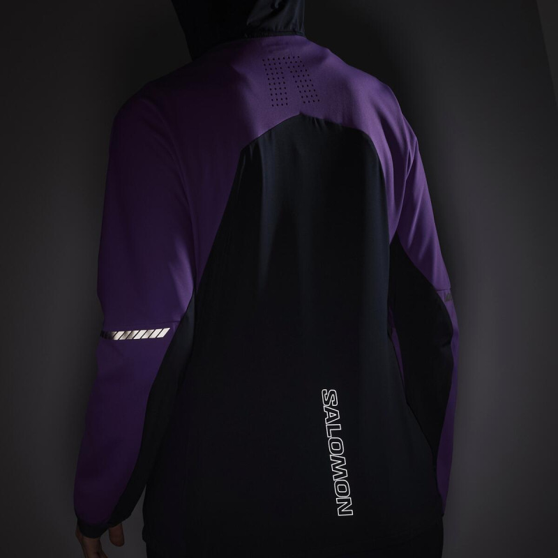 Dámska bunda Salomon MTN SOFT SHELL JACKET W Royal Purple/CAR 8