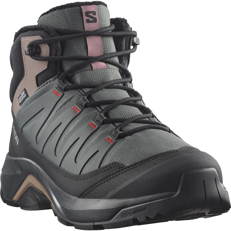Dámska zimná obuv Salomon X-ADVENTURE COLDRUSH WP W Castlerock / Black 1