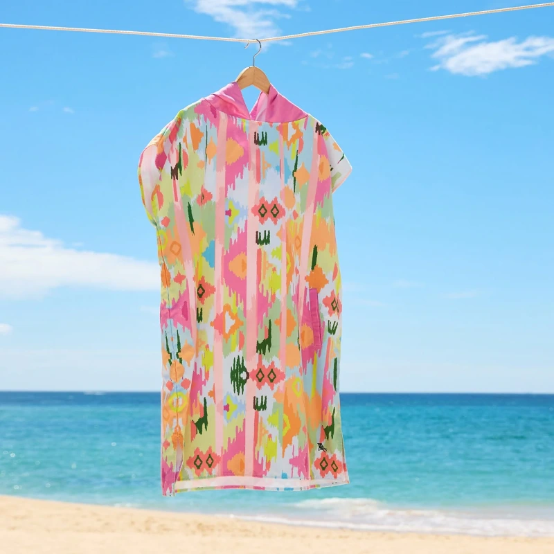 Dospelácke pončo Dock and Bay Quickdry Hooded Poncho - Ibiza Glow 1