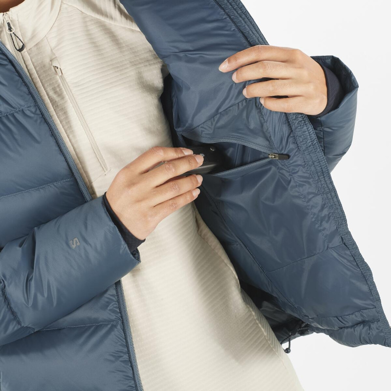 Bunda SALOMON OUTLINE DOWN HD W MIDNIGHT NAVY 8