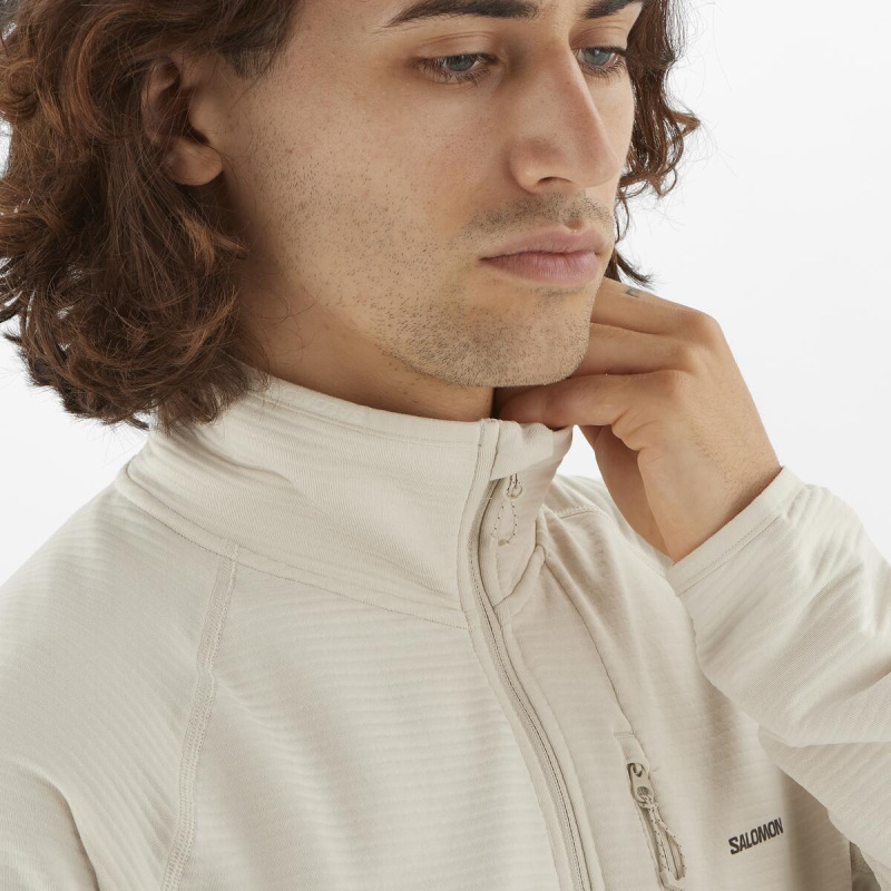 Pánska stredná vrstva Salomon SNTIAL LIGHTWARM FZ RAINY DAY 2