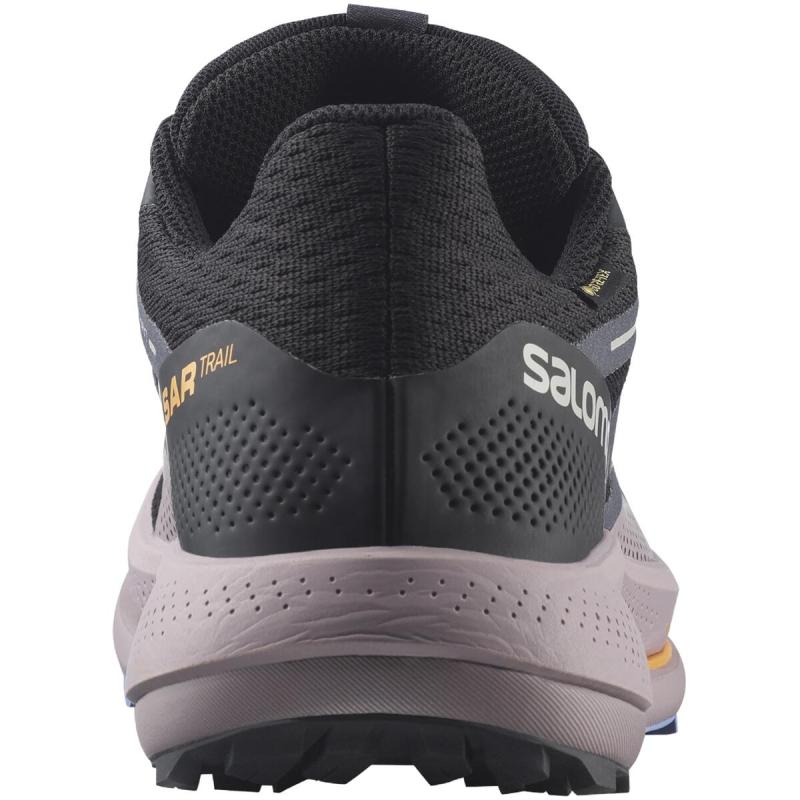 Dámska nepremokavá trailová bežecká obuv Salomon PULSAR TRAIL GTX W Black / Quail
