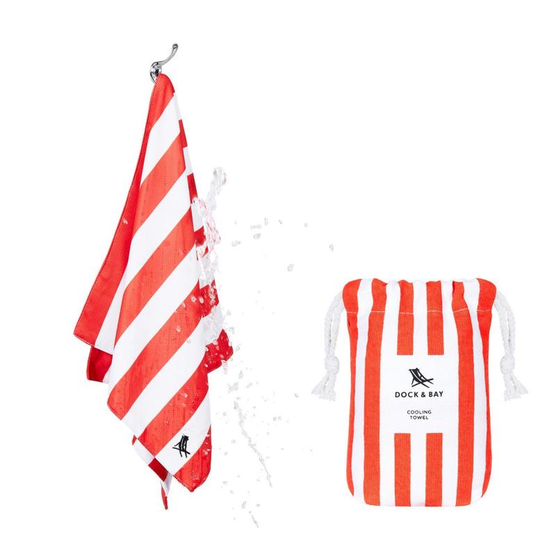 Fitness uteráčik DOCK&BAY COOLING STRIPE Waikiki Coral