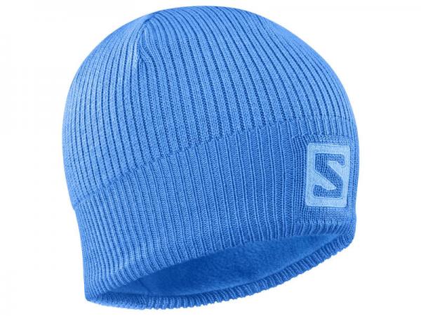 Čiapka Salomon LOGO BEANIE Indigo Bunting