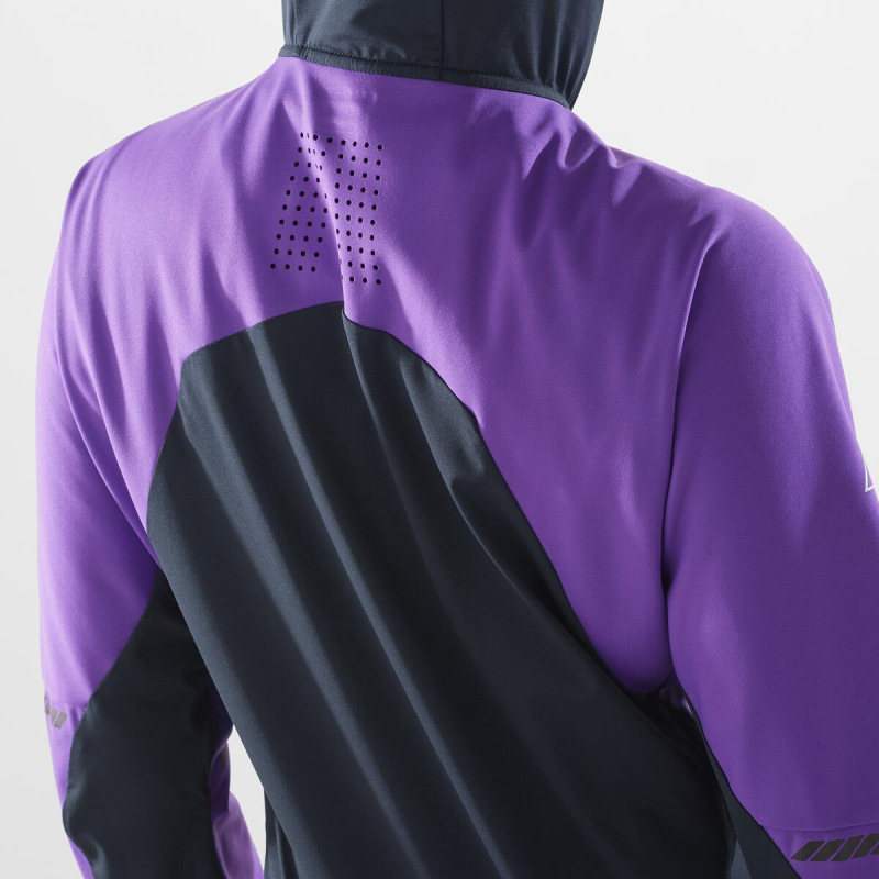 Dámska bunda Salomon MTN SOFT SHELL JACKET W Royal Purple/CAR 7
