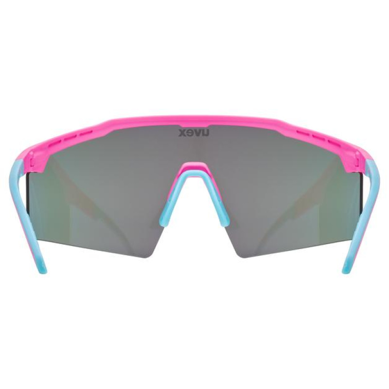 Slnečné okuliare uvex flowline pink matt / mirror blue s3 2